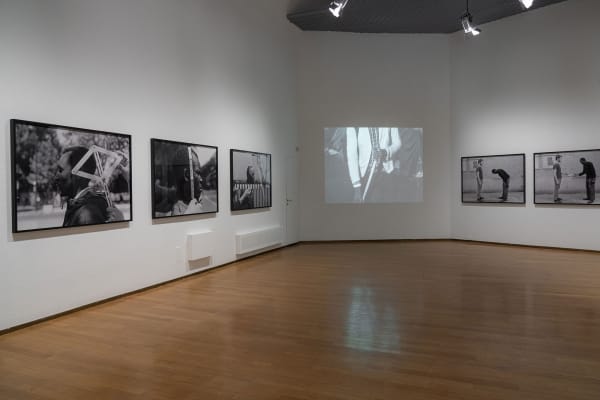 Installation view, Artur Zmijewski: When Fear Eats the Soul, PAC Padiglione d'Arte Contemporanea, Milan, Italy, 2022