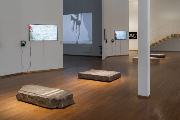 Installation view, Artur Zmijewski: When Fear Eats the Soul, PAC Padiglione d'Arte Contemporanea, Milan, Italy, 2022