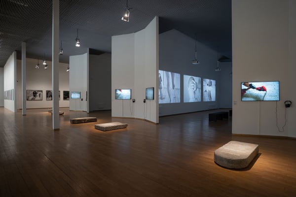 Installation view, Artur Zmijewski: When Fear Eats the Soul, PAC Padiglione d'Arte Contemporanea, Milan, Italy, 2022