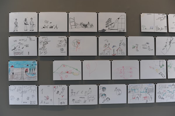 Installation view, Artur Zmijewski: Working, CCA Warsaw Ujazdowski Castle, Warsaw, Poland, 2011-2012