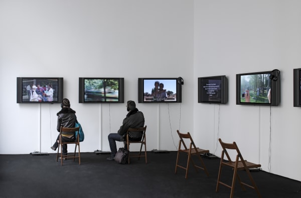 Installation view, Artur Zmijewski: Democracies, Daad Galerie, Berlin, Germany, 2009