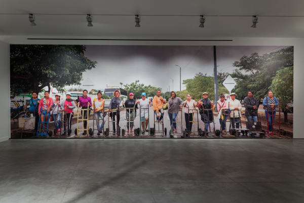 Installation view, Teresa Margolles: The Stone, Es Baluard, Palma de Mallorca, Spain, 2021