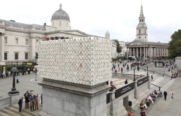 Teresa Margolles installation „Mil Veces un Instante“ („A Thousand Times in an Instant“) is on view at Fourth Plinth., Currently...