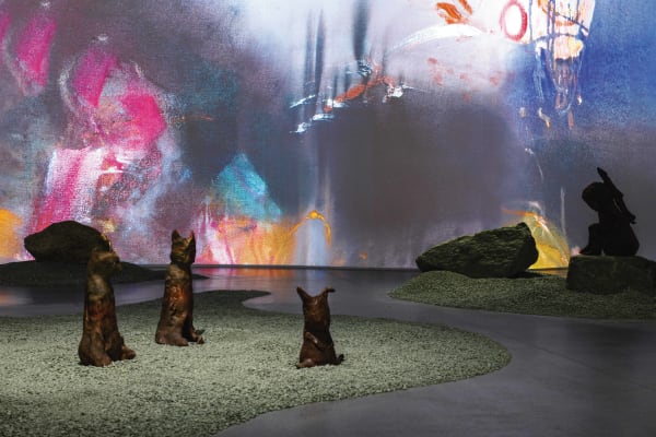 Leiko Ikemura solo exhibition at Bündner Kunstmuseum, Chur, Switzerland, 'The See in the Mountains'