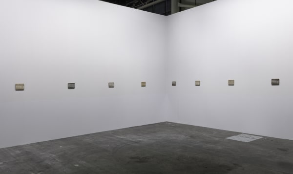Francis Alÿs, Border Barriers Typology: Cases #1 to #23 (2019-2021), Installation view, Art Basel, 2022, Photo: Sebastian Schaub