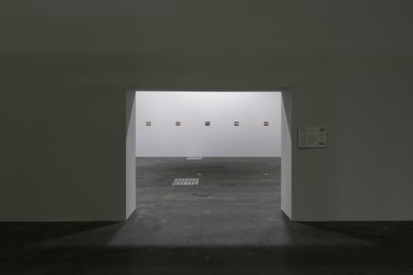Francis Alÿs, Border Barriers Typology: Cases #1 to #23 (2019-2021), Installation view, Art Basel, 2022, Photo: Sebastian Schaub