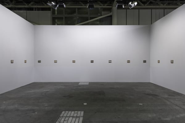 Francis Alÿs, Border Barriers Typology: Cases #1 to #23 (2019-2021), Installation view, Art Basel, 2022, Photo: Sebastian Schaub