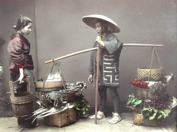Vegetable Seller Japan, 1880's, © Daniella Dangoor