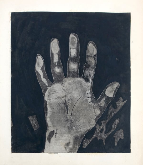 Chiero (pseudonym Count Louis Hamon), Unique smoke print, from album of 87 smoke prints