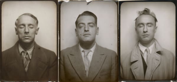 Unique Photomaton Group of Photomatons: Max Ernst, Luis Buñuel, Yves Tanguy, 1929