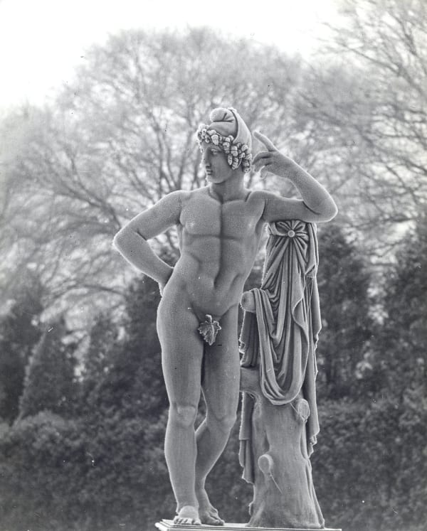 Bill Brandt, Statue in The Frost, "Winter in A Park", Crystal Palace Garden, 1938