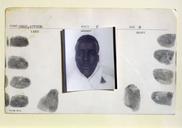 Anonymous, American police archive records - original photocard, 1967
