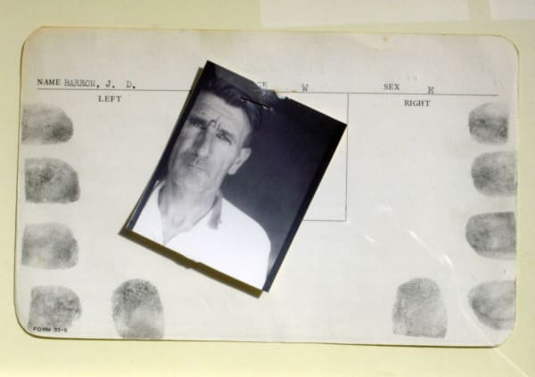 Anonymous, American police archive records - original photocard, 1965