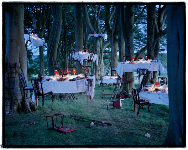 Tim Walker, After the floating dinner party, Cheviot Walk, Northumberland, 2011