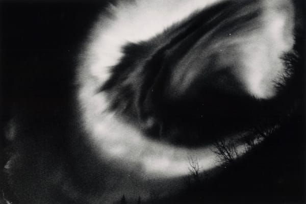 Kikuji Kawada, Aurora borealis (Substorm) Chena Hotsprings, Alaska, USA, 1989