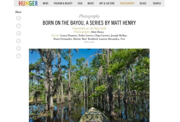 BORN ON THE BAYOU, A SERIES BY MATT HENRY