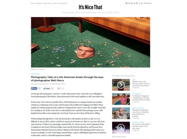 Photography: Tales of a 60s American dream through the eyes of photographer Matt Henry