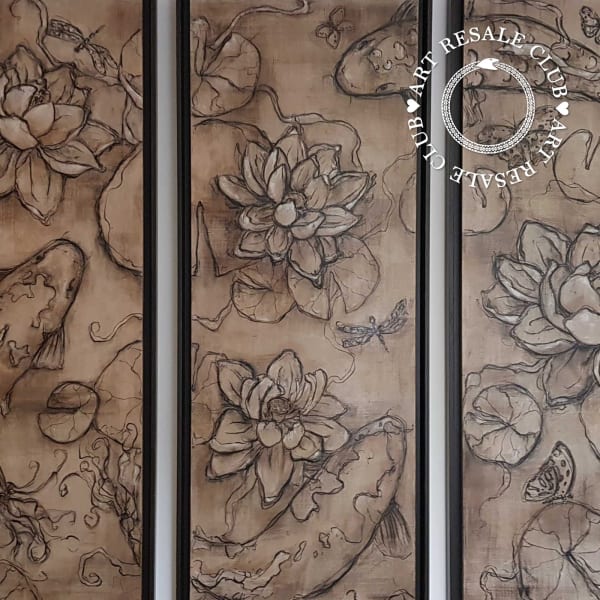 Nicole Etienne - Butterfly Botanical (triptych)