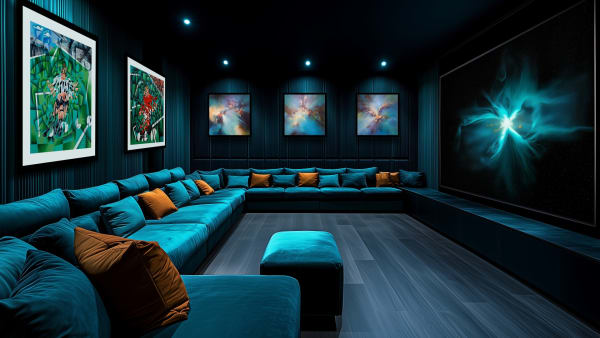 left to right: David Boardman - Howay The Lads & Glory II Alison Johnson - Nebula, Meteor Shower & Starburst