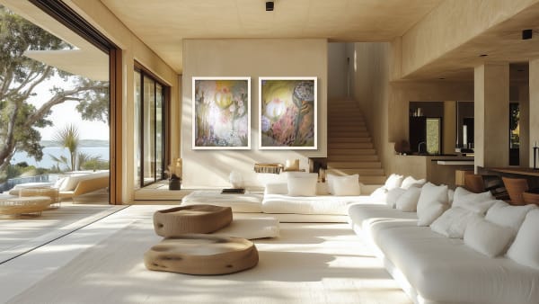 Sheila Scholes In Paradisum 1 | In Paradisum 2 (diptych)