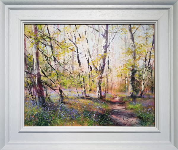 Kara Strachan Evening Walks, 2025 Signed & Framed Acrylic - dry brush, palette knife, on box canvas 16 x 20 in 40.6 x 50.8 cm