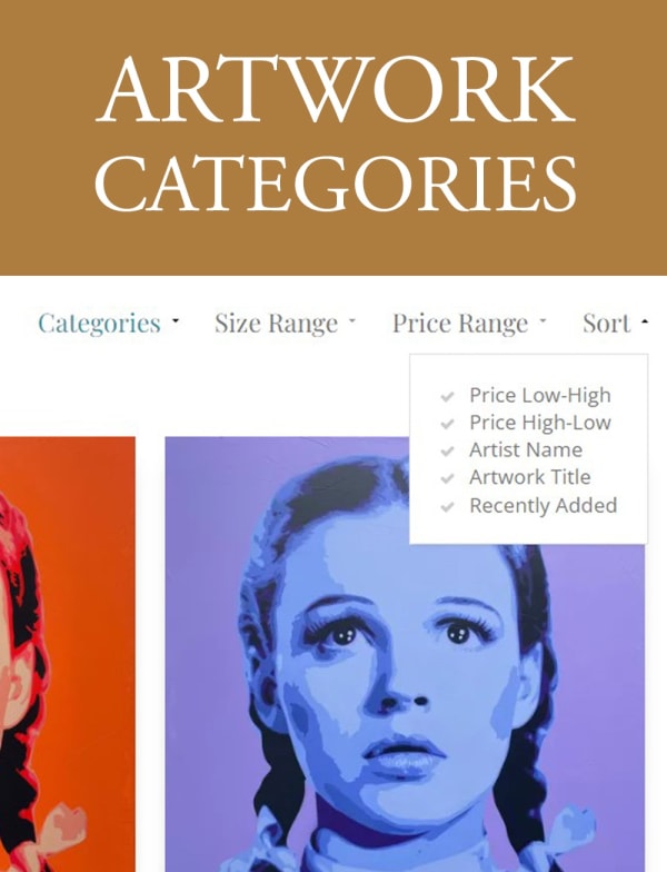 Artwork Category Filters