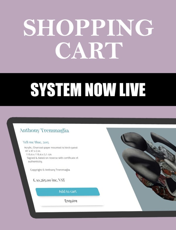 Shopping cart is Live
