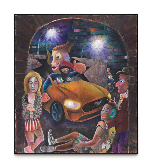 06 Armin Boehm The Hidden Stories 2019 Oil And Fabric On Canvas 170 X 150 Cm Choi Choi Gallery