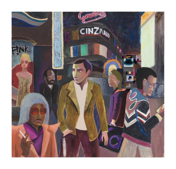 11 Armin Boehm Une Ville Avec Des Traces Des Po Tes 2019 2022 Oil And Fabric On Wood 115 X 120 Cm Choi Choi Gallery