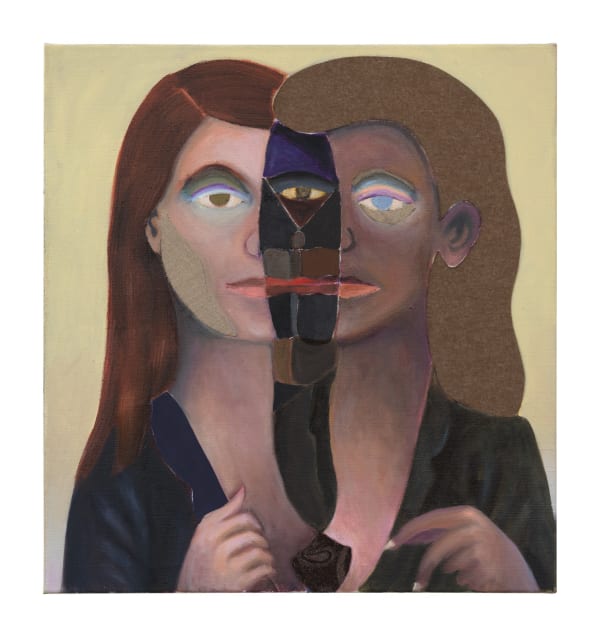 18 Armin Boehm Die Kleinste Bewegung 2022 Oil And Fabric On Canvas 84 X 78 Cm Choi Choi Gallery