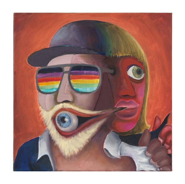 20 Armin Boehm Couleur Jardin 2020 2021 Oil And Fabric On Canvas 50 X 50 Cm Choi Choi Gallery