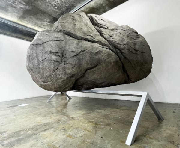 Taesoo Lee Stone Composition 022 2022 Mixed Media Eps Poly Urea Paint On Stone Coat 260 X 160 X 170 Cm