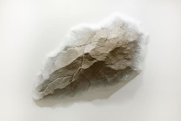 Taesoo Lee Throwing Stone 003 2022 Mixed Media Eps Poly Urea Paint On Stone Coat 113 X 140 X 27 Cm