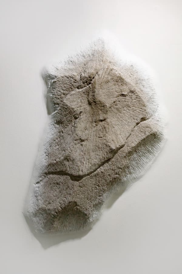 Taesoo Lee Throwing Stone 008 2022 Mixed Media Eps Poly Urea Paint On Stone Coat 94 X 65 X 16 Cm