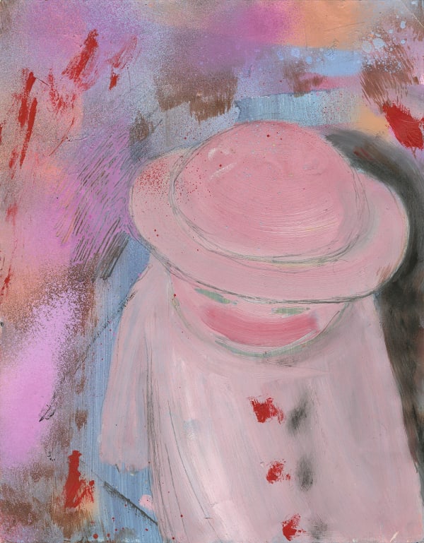 31 Philip Gr Zinger Untitled 2019 Oil On Paper 30 X 24 Cm