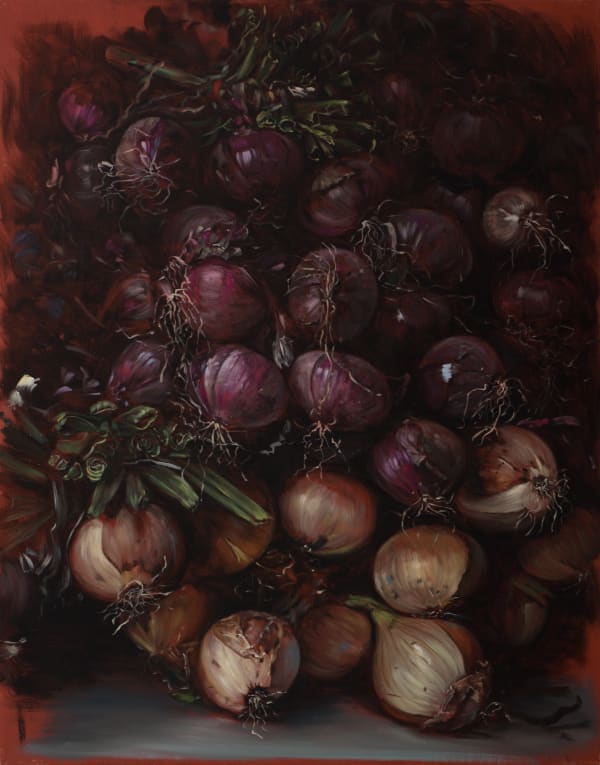 Helena Parada Kim Onions 2017 Oil On Linen 120 X 95 Cm