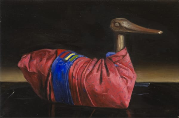 Helena Parada Kim Wedding Duck 2016 Oil On Linen 30 X 45 Cm