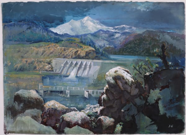 Xavier Gonzalez, Olympus Dam and Lake Estes, 1970