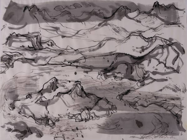 Kenneth Callahan, Arizona Landscape #3, 1970