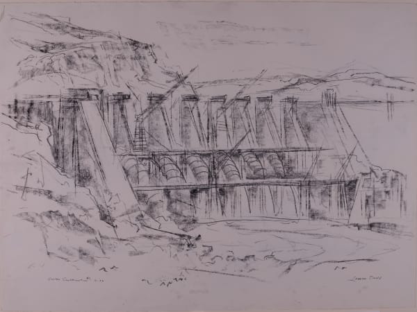 Lamar Dodd, Coulee Construction No. 2, 1973