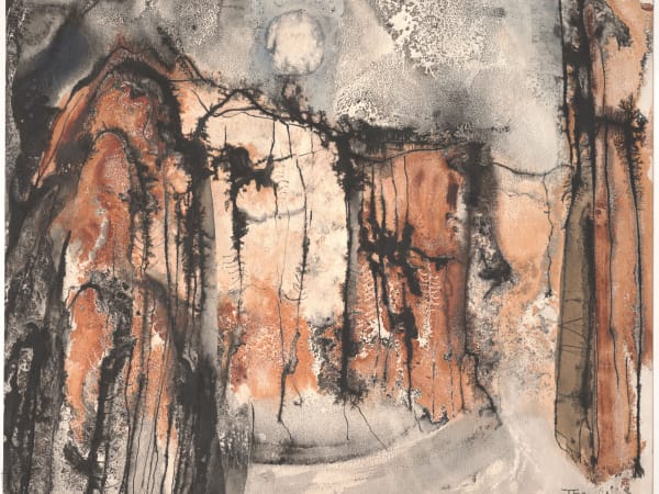 William Thon, Moonrise Coulee, 1969