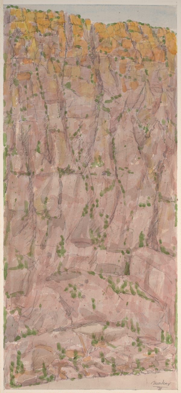 Jack Tworkov - Canyon Wall Morrow Point, 1971