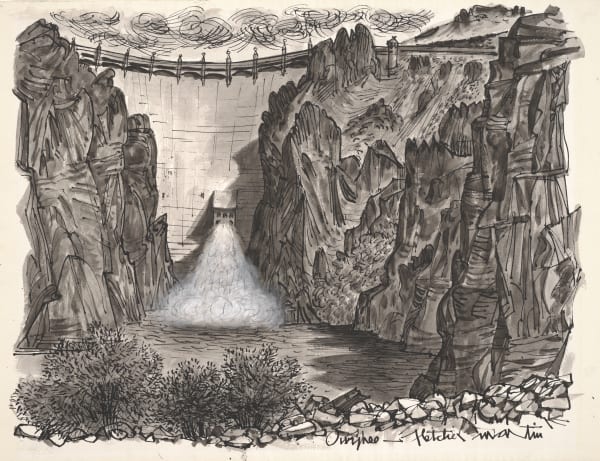 Fletcher Martin, Right Bank Owyhee, 1970