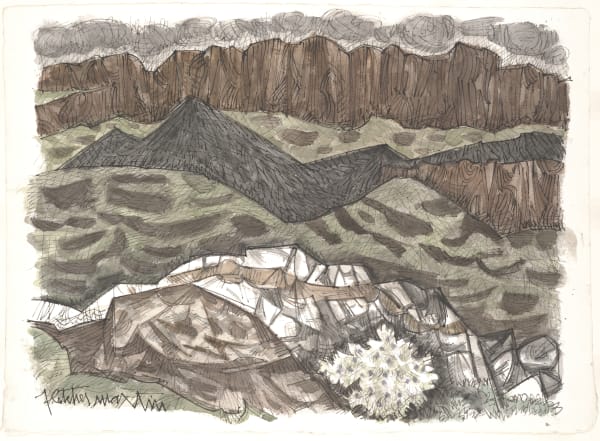 Fletcher Martin, Rim of Grand Coulee, 1970