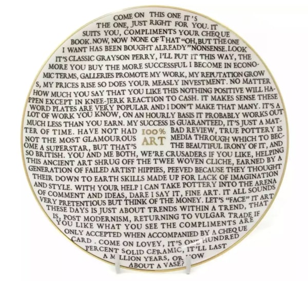 grayson perry plate