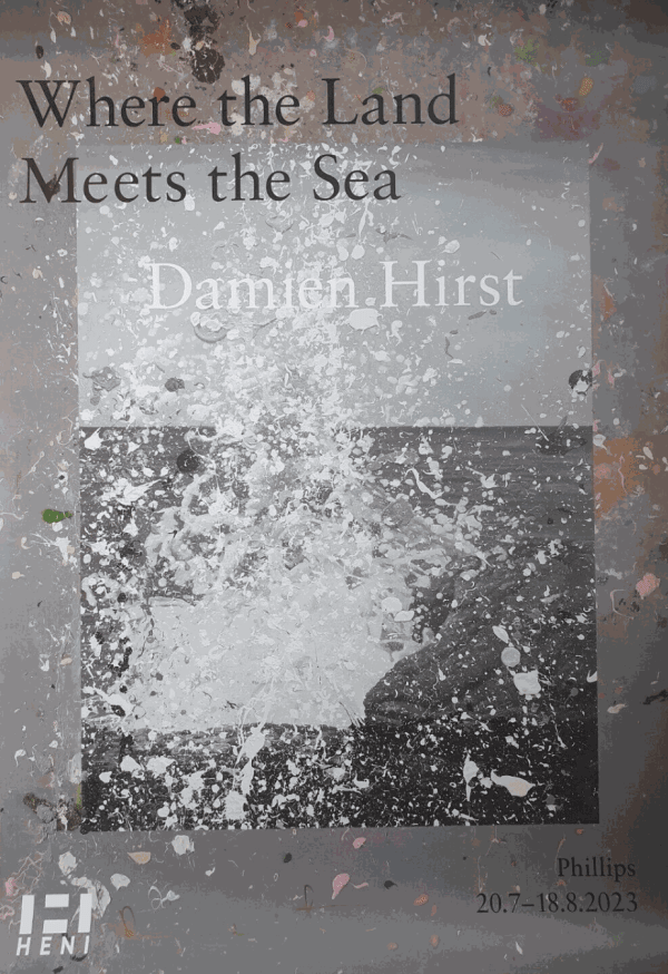 Damien Hirst, Where the Land Meets the Sea - Gold, 2023