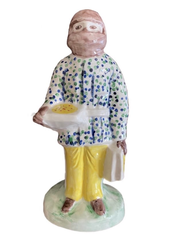 Grayson Perry, Key Worker #3 Pizza delivery, 2022