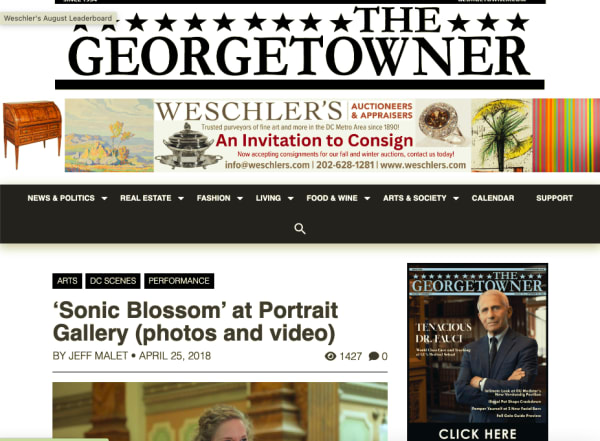 'Sonic Blossom’ at Portrait Gallery