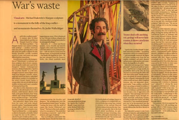 War’s Waste | Michael Rakowitz’s Margate sculpture is a monument to the folly of the Iraq conflict - and monuments...