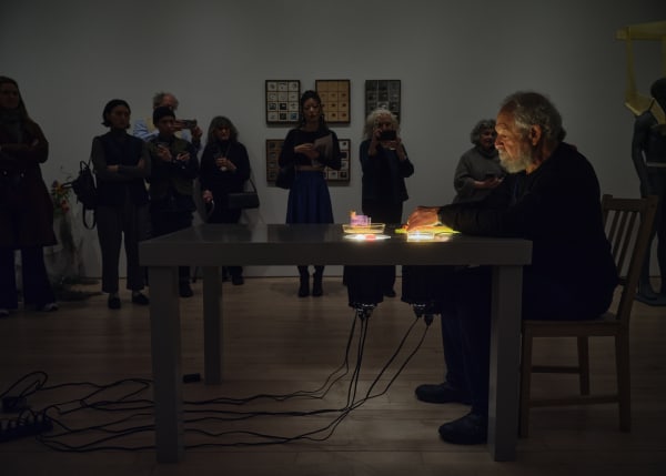 Dinner at the Light Table, a culinary performance based event featuring Allan Wexler and chef Phoebe Tran